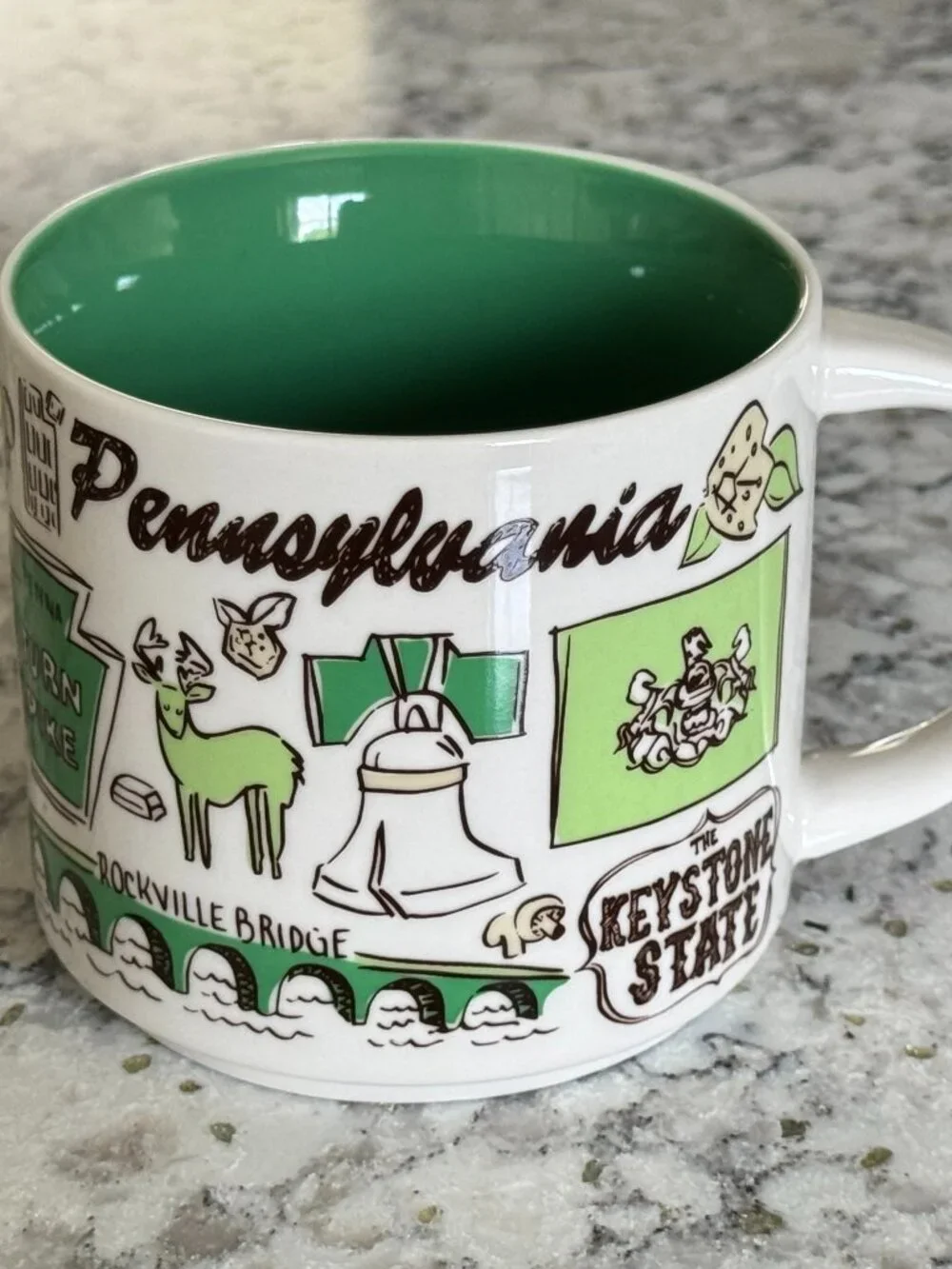 Starbucks Pennsylvania Been There Series 2018 Retired 14oz Mug NWOB